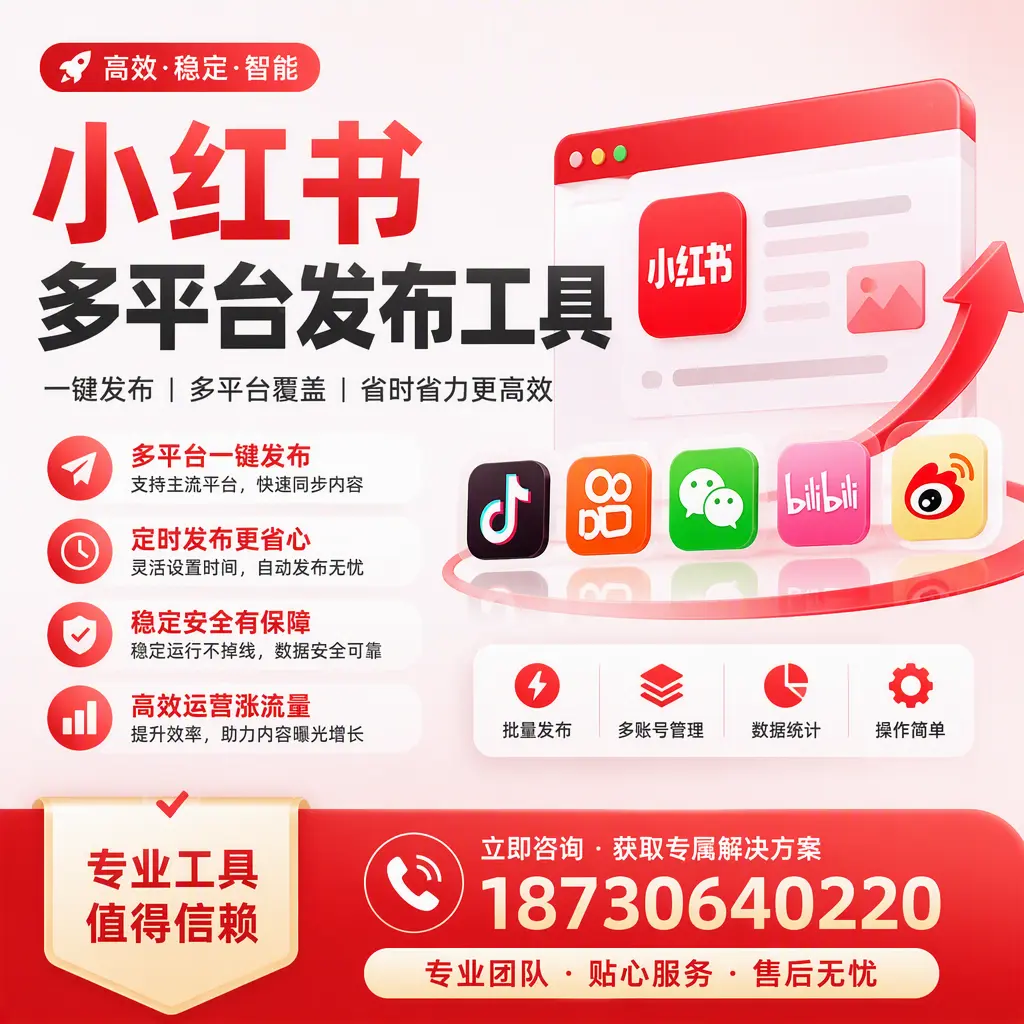 在 四平 小红书多平台发布工具的市场前景分析